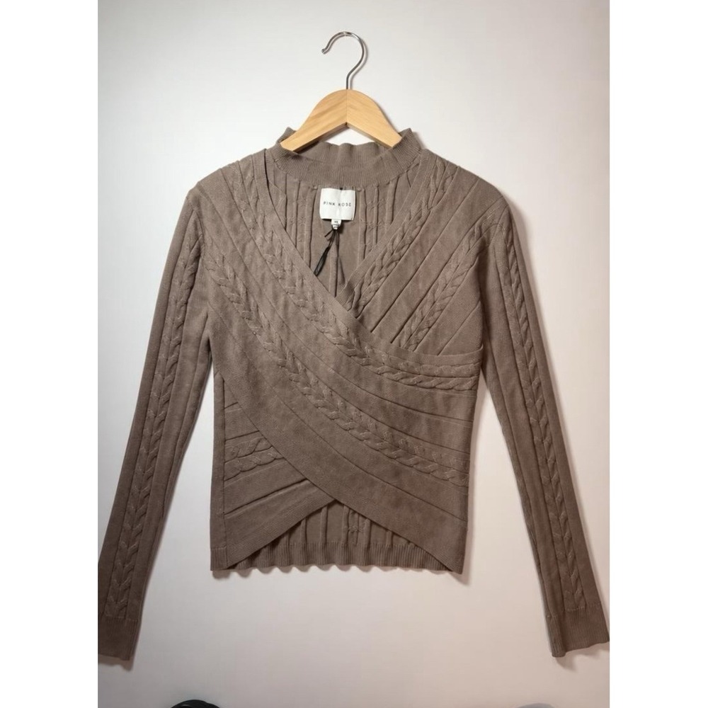 Pink Rose Women's Small Sweater